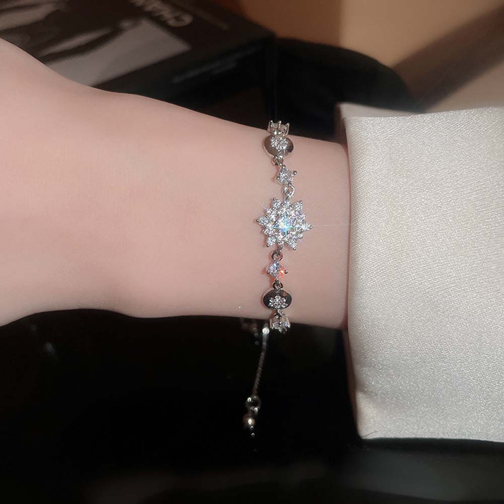 Snowflake Copper + Zircon Bracelet