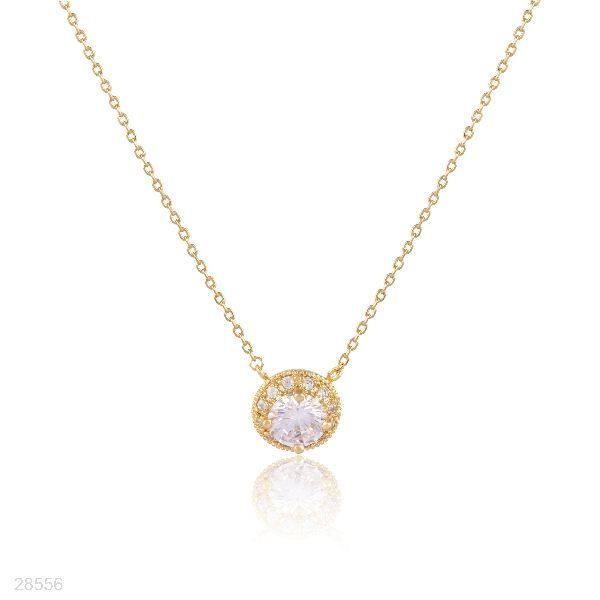 X275 Titanium Steel + Gold Colour Necklace