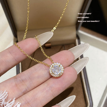 X275 Titanium Steel + Gold Colour Necklace