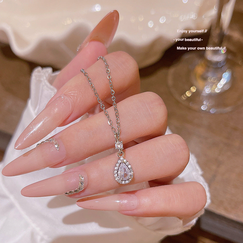 X1545 Copper + Zircon Necklace